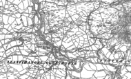 Old Map of Llanfihangel Glyn Myfyr, 1899