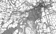 Old Map of Llanfwrog, 1899