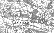 Old Map of Llangedwyn, 1910