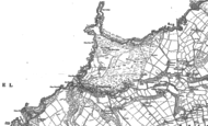 Old Map of Llangrannog, 1904