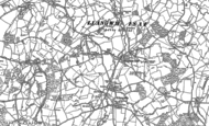 Old Map of Llangwm, 1899 - 1900