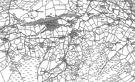 Old Map of Llangwm, 1899