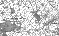 Old Map of Llangwyfan, 1910