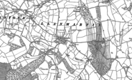 Old Map of Llanmartin, 1900