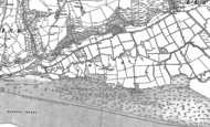 Old Map of Llanmiloe, 1887 - 1905