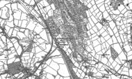 Old Map of Llansantffraed, 1886