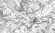 Old Map of Llansawel, 1886