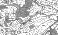 Old Map of Llanspyddid, 1882 - 1887