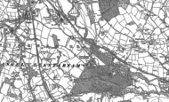 Old Map of Llantarnam, 1899