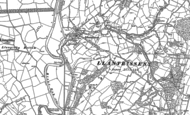 Old Map of Llantrisant, 1900