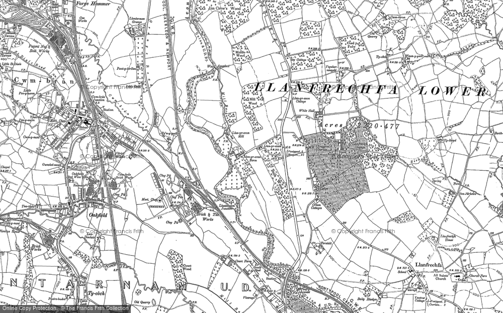 Llanyrafon, 1899