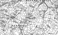 Old Map of Llwyn-y-groes, 1887