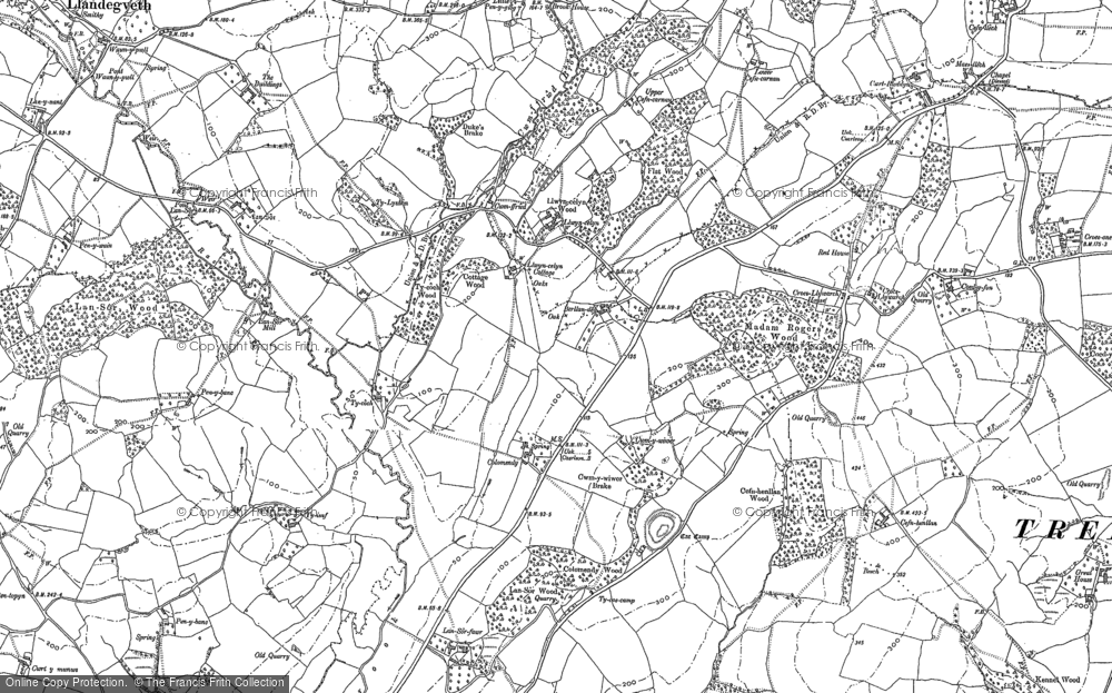 Old Map of Llwyncelyn, 1899 - 1900 in 1899