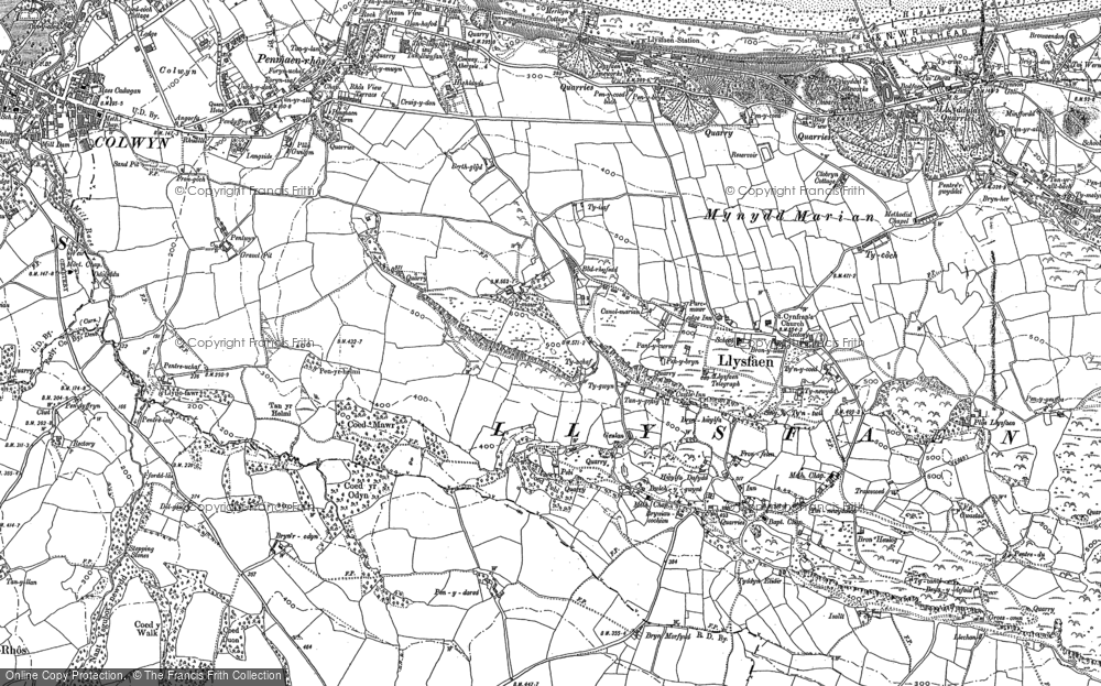 Old Map of Llysfaen, 1911 in 1911