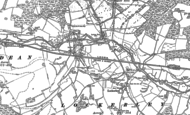Old Map of Lockerley, 1895