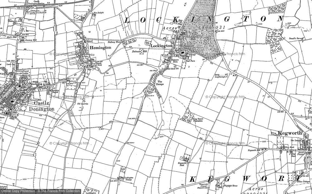 Old Map of Lockington, 1901 in 1901