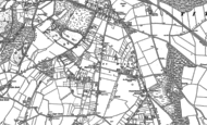 Old Map of Locks Heath, 1895 - 1896