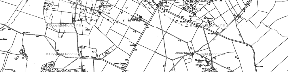 Old map of Lodgebank in 1880