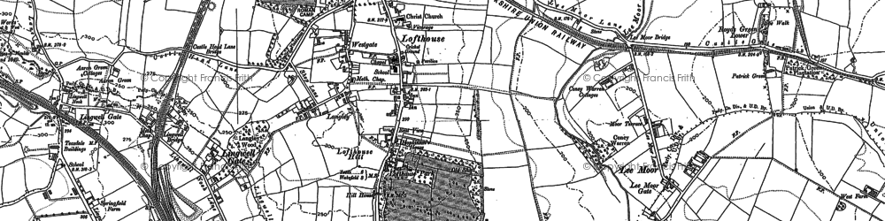 Old map of Lee Moor in 1892