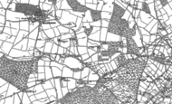 Old Map of Loggerheads, 1900