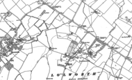 Old Map of Lolworth, 1886 - 1901