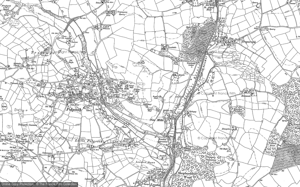 Historic Ordnance Survey Map of London Apprentice, 1881