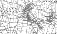 Old Map of Long Bennington, 1886 - 1887