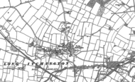 Old Map of Long Itchington, 1885 - 1886