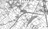 Old Map of Long Meadowend, 1883