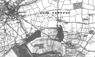 Old Map of Long Newnton, 1881 - 1919