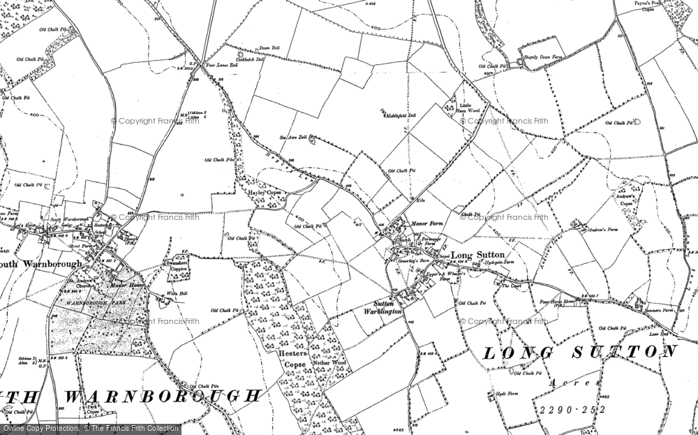 Old Map of Long Sutton, 1894 - 1909 in 1894