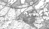 Old Map of Longcross, 1894 - 1912