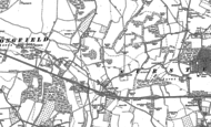 Old Map of Longfield Hill, 1895