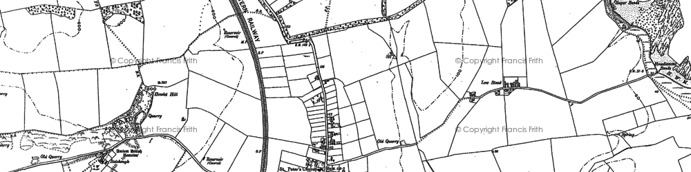 Old map of Longhoughton in 1897
