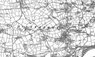 Old Map of Longlands, 1888