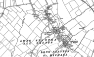 Old Map of Longstanton, 1887 - 1901