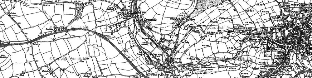Old map of East Tuelmenna in 1881