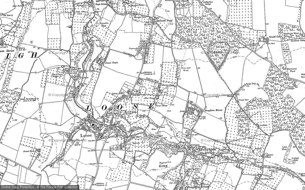 Old Map of Historic Map covering Shepway in 1867