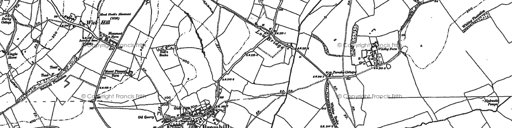 Old map of Bremhill Ho in 1899