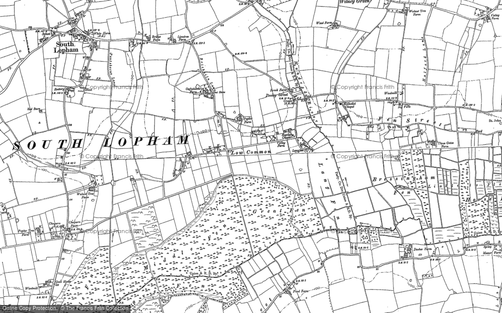 Old Map of Low Common, 1903 - 1904 in 1903