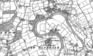 Old Map of Low Dinsdale, 1896 - 1913