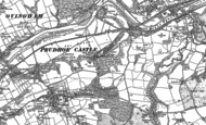 Old Map of Low Prudhoe, 1914