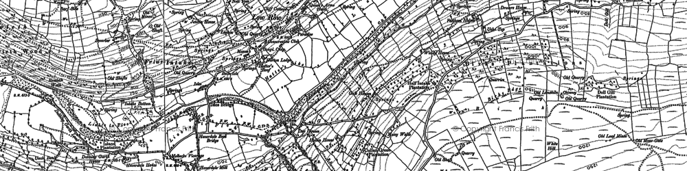 Old map of Apedale Head in 1892