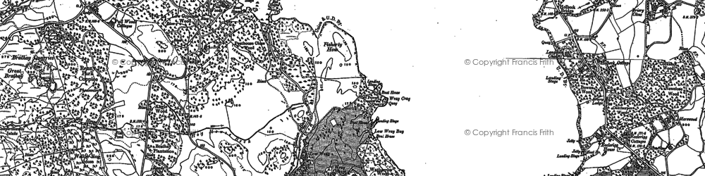 Old map of Brockhole (National Park Centre) in 1911