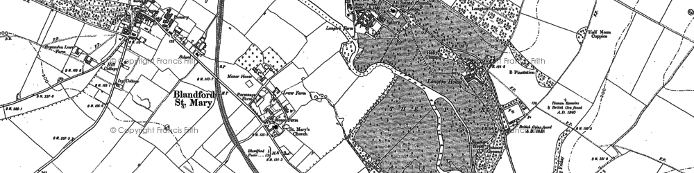 Old map of Littleton in 1887