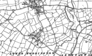 Old Map of Lower Boddington, 1899