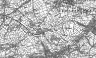 Old Map of Lower Cumberworth, 1891 - 1892
