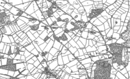 Old Map of Lower Hopton, 1881
