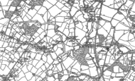 Old Map of Lower Horsebridge, 1898