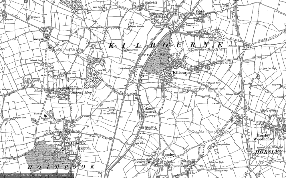 Old Map of Lower Kilburn, 1880 - 1881 in 1880